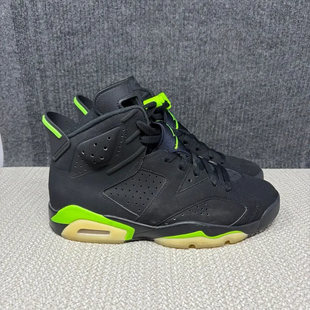 Nike Air Jordan 6 Retro Electric Green Black Men’s Size 9 CT8529-003